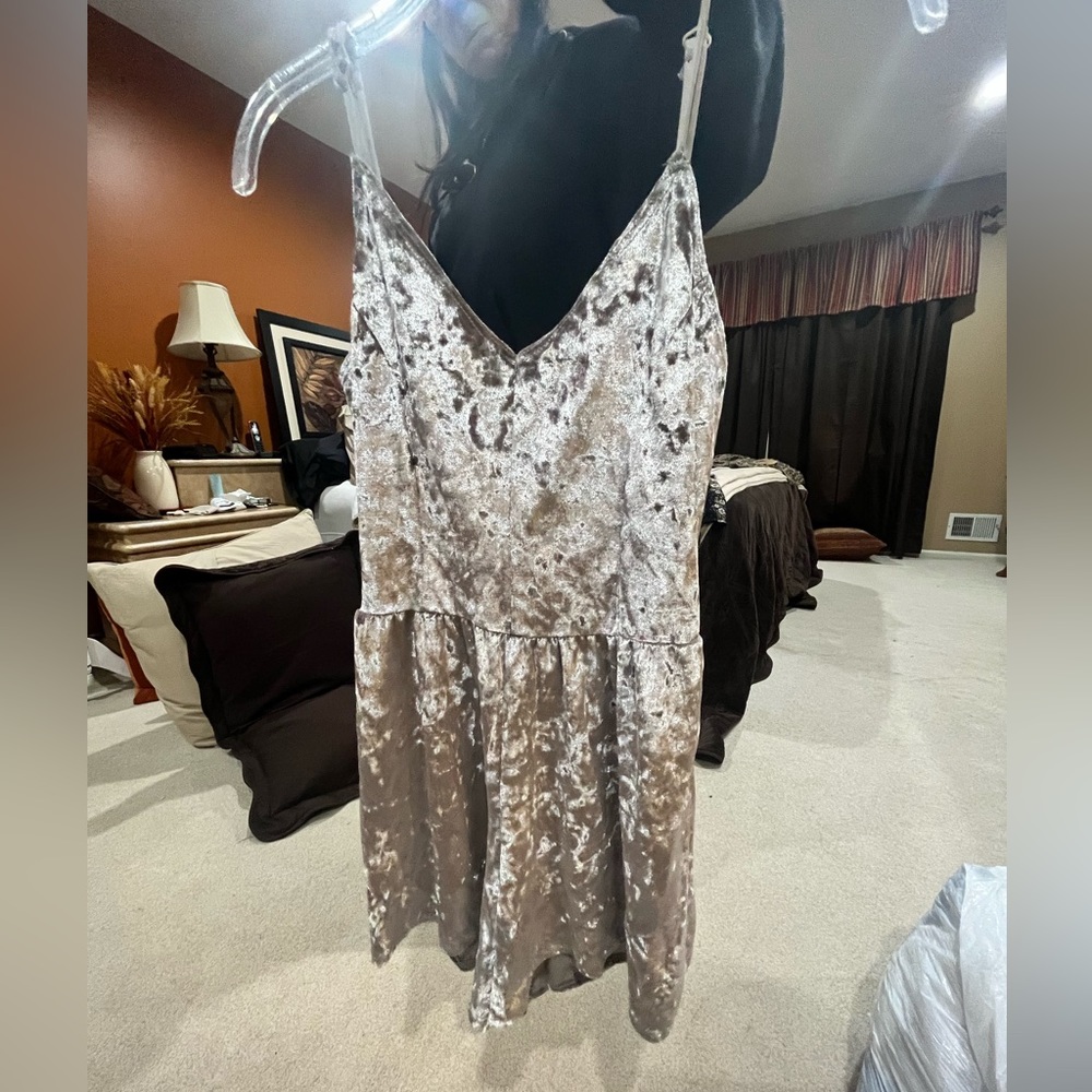 velvet baby pink romper